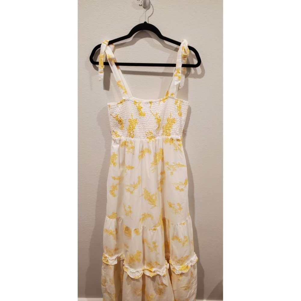 A LOVES A Tie Shoulder Floral Embroidered Dress - Picture 2 of 6